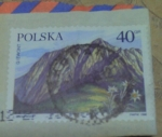 Sellos del Mundo : Europa : Polonia : Giewont mountain scenes