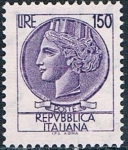 Sellos de Europa - Italia -  MONEDA SIRACUSANA. Y&T Nº 1257