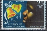 Stamps Equatorial Guinea -  Scott  45  Campanas de la juventud