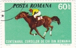 Stamps Romania -  centenario de carreras de caballos en Rumania