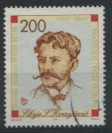 Stamps Bosnia Herzegovina -  S2 - Silvije Kranjcevic (1865-1908), poeta