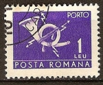 Stamps Romania -  Sello de portes debidos.