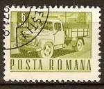 Stamps Romania -  Transp. y telecomu.-Camión Carpati(p).
