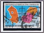 Stamps Equatorial Guinea -  Scott  71 La constitucion y los poderes del Estado