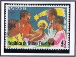 Sellos de Africa - Guinea Ecuatorial -  Scott  91  Navidad´85