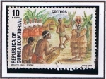 Stamps Equatorial Guinea -  Scott  97  Danza