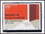 Stamps Equatorial Guinea -  Scott  112  Año de la paz