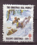 Stamps United States -  Navidad