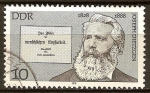 Stamps Germany -  Joseph Dietzgen (escritor, 150a)DDR.