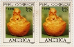 Stamps America - Peru -  Medicina precolombina
