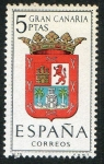 Sellos de Europa - Espaa -  1487-  Escudos de las capitales de provincias españolas. G.CANARIA.