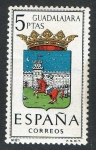 Sellos de Europa - Espaa -  1489-  Escudos de las capitales de provincias españolas. GUADALAJARA.