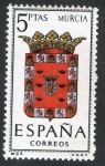 Sellos de Europa - Espa�a -  1559-  Escudos de las capitales de provincias españolas. MURCIA.