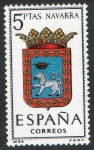 Stamps Spain -  1560-  Escudos de las capitales de provincias españolas. NAVARRA.