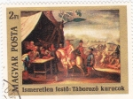 Stamps Hungary -  Ismeretlen festö