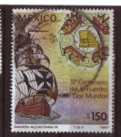 Stamps Mexico -  5º centenerio