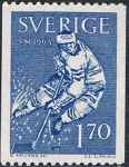 Sellos de Europa - Suecia -  CAMPEONATO DEL MUNDO DE HOCKEY SOBRE HIELO. Y&T Nº 502