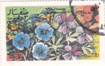 Stamps Oman -  flores