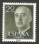 Stamps Spain -  1145 - Franco