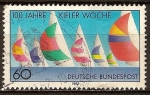 Stamps Germany -  Centenario de la Semana de la Regata Kiel. 