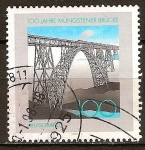 Stamps Germany -  Centenario del Puente de Ferrocarril Mungsten.