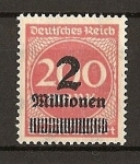 Stamps Europe - Germany -  Inflaccion Alemana.