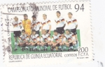 Stamps Equatorial Guinea -  Mundial de futbol-94  equipo aleman