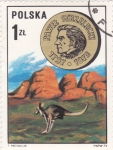 Stamps Poland -  Pawet Strzelecki 1797-1873 explorador y geologo