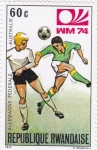 Sellos del Mundo : Africa : Rwanda : Mundial de futbol-Munich 74