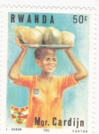 Stamps Rwanda -  Mgr Cardijn