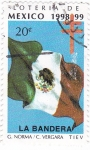 Stamps Mexico -  Loteria de Mexico 1998-99 -LA BANDERA