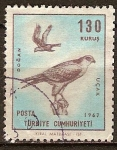 Stamps : Asia : Turkey :  Aire. Aves. Aguilucho Pálido.