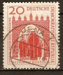 Stamps Germany -   Puerto de Rostock.