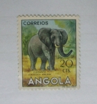 Stamps Africa - Angola -  Animales. Elefante.