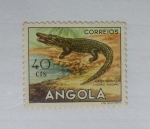 Stamps Africa - Angola -  Animales. Cocodrilo.