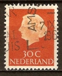 Stamps Netherlands -  La Reina Juliana.