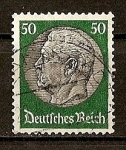 Stamps Germany -  Hindenburg.