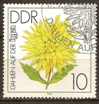 Stamps Germany -  Exposición internacional de Dalias en Erfurt