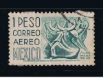 Stamps : America : Mexico :  Puebla .  Danza de la media luna.