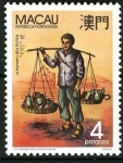 Sellos de Europa - Portugal -  Macau`89