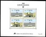 Stamps Portugal -  HB Europa `90