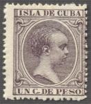 Stamps Cuba -  Alfonso XIII