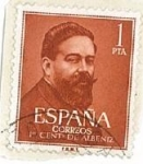 Stamps Spain -  III Cent.Nacimiento Isaac Albeniz