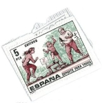 Stamps Spain -  Deportes para todos