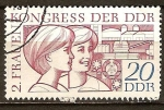 Stamps Germany -  2º Congreso de DDR de la Mujer.