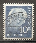 Stamps Germany -  REPUBLICA FEDERAL. Presidente Theodor Heuss.