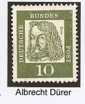 Stamps Germany -  Alemanes célebres