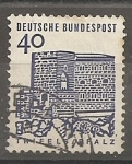 Stamps Germany -  Edificios históricos. Fortaleza de Trifels.