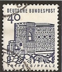 Stamps Germany -  Edificios históricos. 