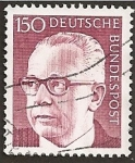 Stamps Germany -  Presidente Federal G. Heinemann